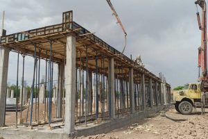 روایت تلاش : گزارش تصویری از ساخت فاز اول مجموعه فرهنگی تفریحی گردشگری باغ ایرانی ( بتن ریزی سقف )