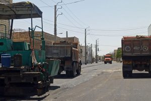 روایت تلاش : گزارش تصویری از روکش آسفالت معابر سطح شهر ( بلوار انقلاب فرعی 30 )