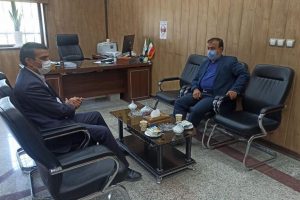 دیدار سرپرست فرمانداری با شهردار بافق به مناسبت ۱۴ تیر روز شهرداریها و دهیاری ها