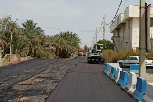 روایت تلاش : گزارش تصویری از روکش آسفالت معابر سطح شهر ( بلوار انقلاب فرعی 64 )