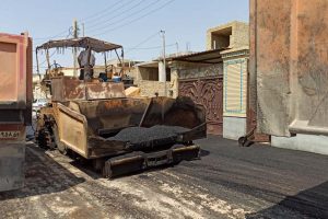 روایت تلاش : گزارش تصویری از روکش آسفالت معابر سطح شهر ( خیابان چهارده معصوم 10 )