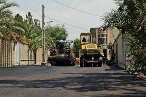 روایت تلاش : گزارش تصویری از روکش آسفالت معابر سطح شهر ( خیابان توحید فرعی 8 )