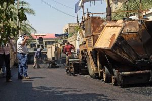 روایت تلاش : گزارش تصویری از روکش آسفالت معابر سطح شهر ( خیابان عدالت فرعی 1 )