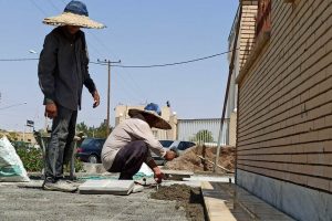 روایت تلاش : گزارش تصویری از موازییک فرش معابر سطح شهر ( خیابان عدالت )