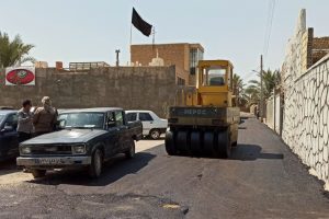 روایت تلاش : گزارش تصویری از روکش آسفالت معابر سطح شهر ( کوچه شهید بلبلی نیا 2 )