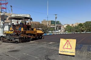 روایت تلاش : گزارش تصویری از روکش آسفالت معابر سطح شهر ( بلوار انقلاب )