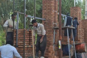 روایت تلاش : گزارش تصویری از ساخت فاز اول مجموعه فرهنگی تفریحی گردشگری باغ ایرانی ( دیوارچینی )