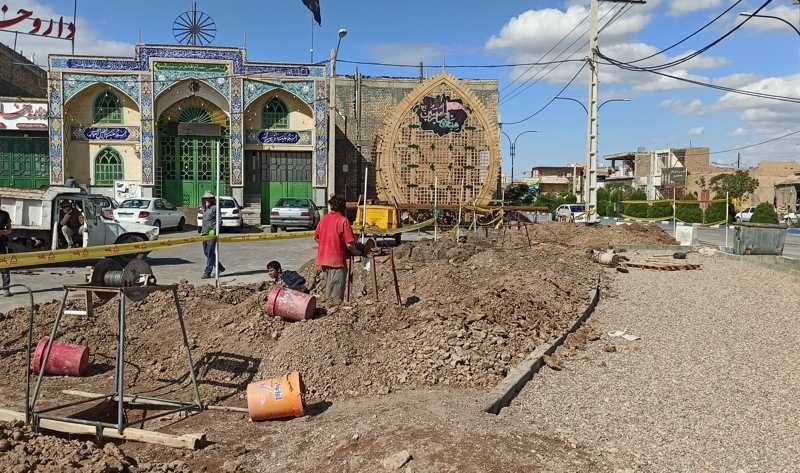 روایت تلاش : گزارش تصویری از ساماندهی دفع آب ناشی از بارندگی ها در میدان امام زاده عبدالله (ع)