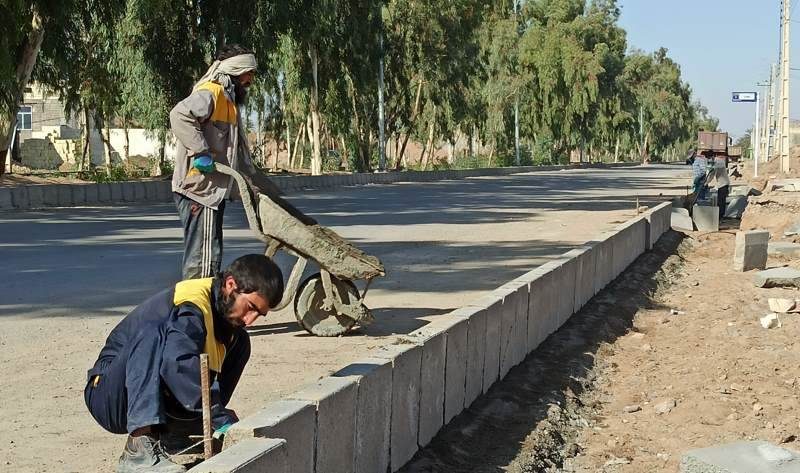 روایت تلاش : گزارش تصویری از احداث پیاده راه بلوار کشاورز