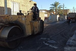 روایت تلاش : گزارش تصویری از روکش آسفالت معابر سطح شهر ( بلوار امام خمینی فرعی 18 )