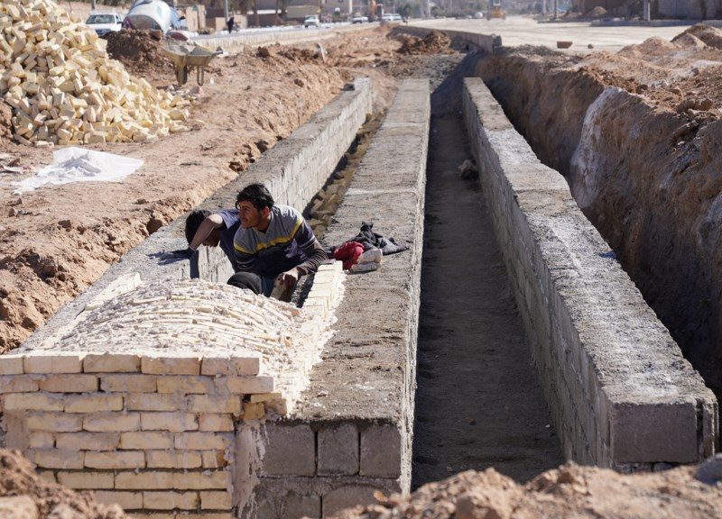 روایت تلاش : گزارش تصویری از ساماندهی دفع آب ناشی از بارندگی ( بلوار باقرآباد )