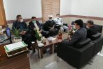 دیدار نوروزی شهردار و اعضای شورای اسلامی شهر با بخشدار