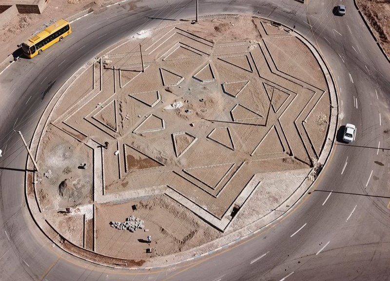 روایت تلاش : گزارش تصویری از احداث و محوطه سازی میدان معلم