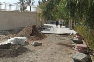 روایت تلاش : گزارش تصویری از موزاییک فرش معابر سطح شهر ( میدان امام حسین (ع) )