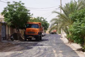 روایت تلاش : گزارش تصویری از روکش آسفالت معابر سطح شهر ( چهارده معصوم 12 )