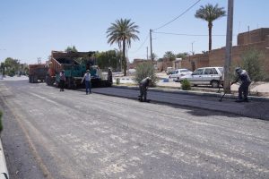 روایت تلاش : گزارش تصویری از اصلاح شیب مسیر دفع آب های سطحی ناشی از بارندگی (بلوار مسجد جامع )