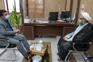 گزارش تصویری از حضور حجت الاسلام سعادت فر به مناسبت ۱۴ تیر روز شهرداری ها در شهرداری بافق و عرض سلام و خسته نباشید به پرسنل شهرداری