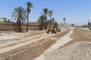 روایت تلاش : گزارش تصویری از زیرسازی بلوار ملا اسد الله بافقی