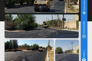 روایت تلاش : روکش آسفالت معابر سطح شهر ( خیابان شهید فهمیده )