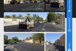 روایت تلاش : آسفالت معابر سطح شهر (فرعی های بلوار توحید )