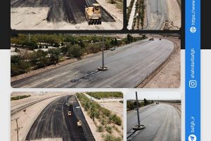 روایت تلاش : آسفالت معابر سطح شهر ( پارکینگ گردشگاه آبشار )