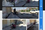روایت تلاش : موزاییک فرش پیاده رو های سطح شهر ( بلوار مهدیه )