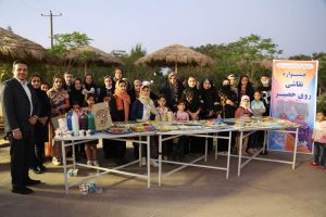 جشنواره نقاشی روی حصیر به مناسبت روز بافق در قالب پنجمین جشنواره نوروزی آبشار بافق