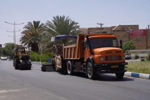 روایت تلاش : روکش آسفالت معابر سطح شهر ( بلوار 15 خرداد )