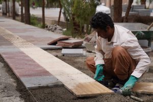 روایت تلاش : موزاییک فرش پیاده رو معابر های سطح ( شیخ محمد تقی 19 )