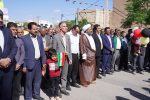 گزارش تصویری از راهپیمایی 13 آبان در شهرستان بافق