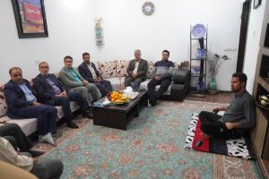 دیدار شهردار و اعضای شورای شهر بافق با آتشنشان جانفشان