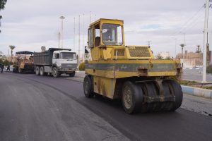 روایت تلاش : روکش آسفالت معابر سطح شهر ( بلوار امام علی (ع) )