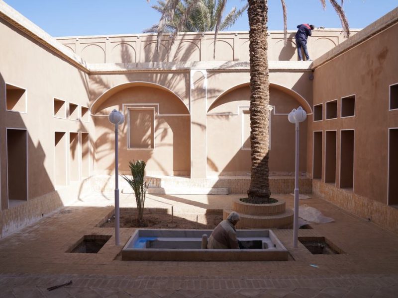 روایت تلاش : ساخت خانه فرهنگ شماره 2 شهرداری بافق ( مراحل پایانی )