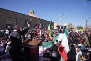 گزارش تصویری از راهپیمایی 22 بهمن در شهرستان بافق