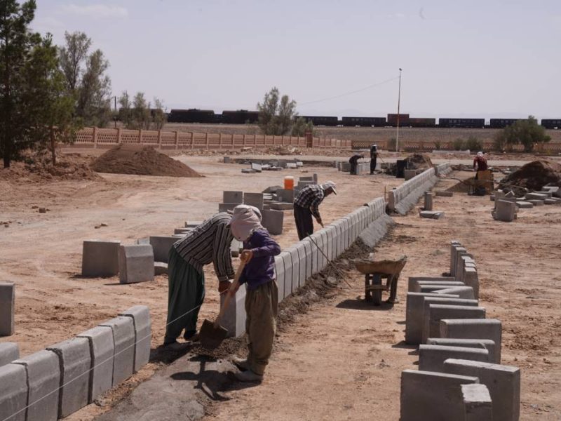 روایت تلاش : گزارش تصویری ساماندهی آرامستان بهشت حسین ساخت قطعات جدید خانوادگی