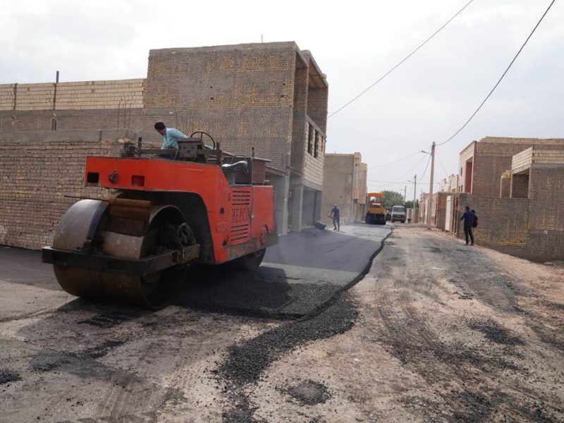 روایت تلاش : روکش آسفالت معابر سطح شهر ( بلوار انقلاب فرعی 4 )