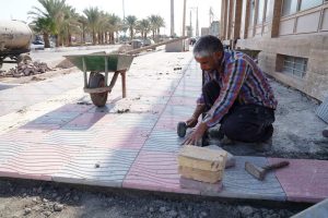 روایت تلاش : ساماندهی اساسی بلوار انقلاب ( موزاییک فرش )