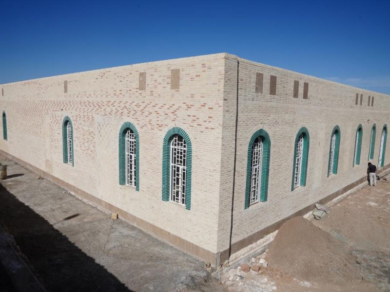 روایت تلاش : احداث سالن برگزاری مراسم در آرامستان بهشت حسین