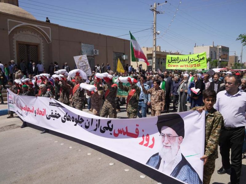 گزارش تصویری از : راهپیمایی روز قدس در شهرستان بافق