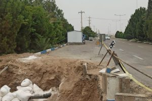 روایت تلاش : احداث دروازه قرآن در ورودی شهر ( زیرسازی )