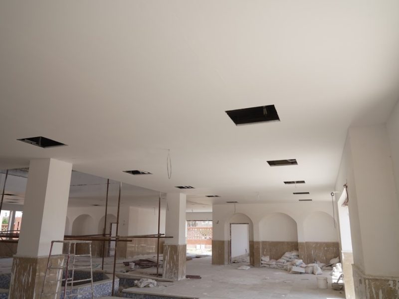 روایت تلاش : ساخت مجموعه بزرگ فرهنگی ، تفریحی و گردشگری باغ ایرانی ( گچ کاری  کوشک )