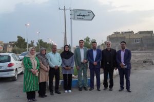 افتخار آفرینی در پاریس، نامگذاری خیابان در بافق