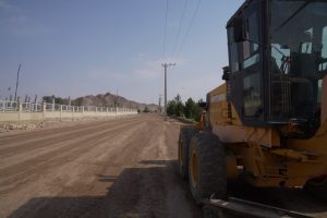 روایت تلاش : آسفالت معابر سطح شهر ( زیرسازی خیابان مجاور کلینیک )