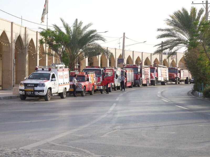 آتش جان 2 نفر را در بافق گرفت