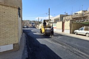 ۴۰ هزار متر مربع معابر بافق روکش آسفالت شد