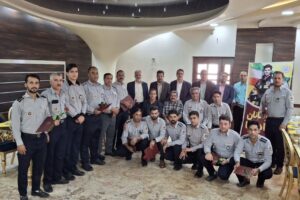 تجلیل از قهرمانانِ خاموش بافق در روز آتش‌نشانی و ایمنی